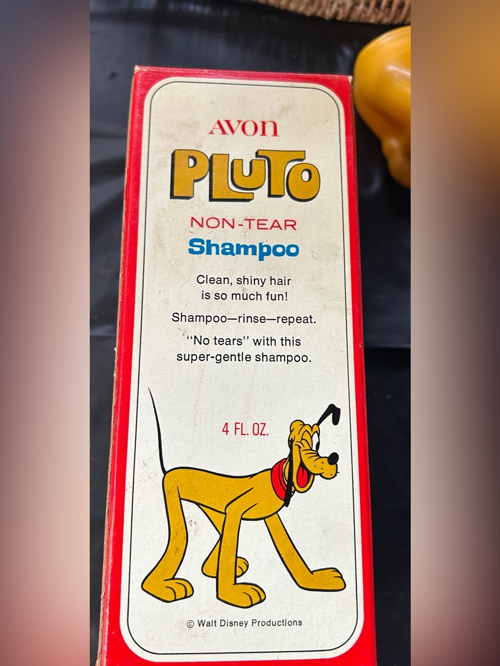 Vintage Avon 1970s Disney Pluto "Non-Tear" Shampoo Bottle - Picture 8 of 9